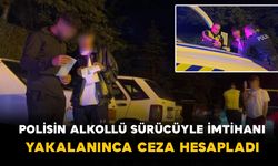 Burdur’da alkollü sürücü polisten kaçtı: Yakalanınca ceza hesapladı