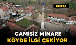 Camisiz minare köyde ilgi çekiyor