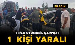 Feci kazada tır ile otomobil çarpıştı: 1 yaralı
