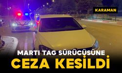 Karaman'da korsan taşımacılık cezası: Araç men edildi, 23 bin TL ceza kesildi