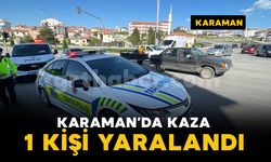 Karaman'da trafik kazası: Elektrikli bisiklet sürücüsü yaralandı