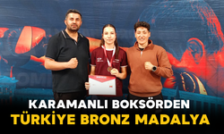 Karamanlı Boksörden Türkiye Bronz Madalya