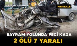 Kırıkkale’de feci kaza: 2 ölü 7 yaralı