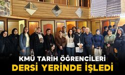 KMÜ Tarih Öğrencileri Dersi Tarihi Hamamda İşledi
