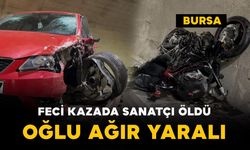 Motosiklet tutkunu sanatçı hayatını kaybetti, oğlu ağır yaralandı