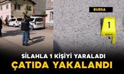 Silahla bir kişiyi yaralayan şahıs, çatıda yakalandı