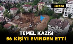 Temel kazısı 56 kişiyi evinden etti