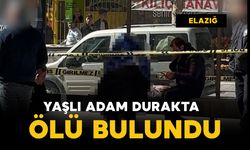 Yaşlı adam durakta oturur vaziyette ölü bulundu