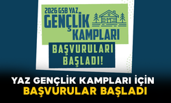 2026 Yaz Gençlik Kampları İçin Başvurular Başladı