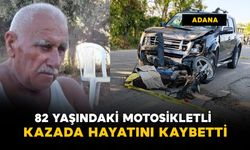 82 yaşındaki motosikletli kazada öldü