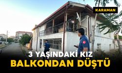 Balkondan düşen 3 yaşındaki çocuk yaralandı