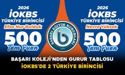 Başarı Koleji’nden gurur tablosu: İOKBS’de 2 Türkiye birincisi