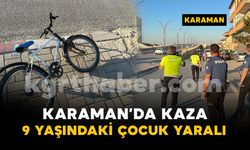 Bisikletle otomobil çarpıştı: 9 yaşındaki çocuk yaralandı