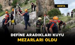 Define aramak için açtıkları kuyu mezarları oldu