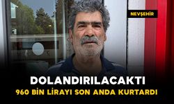 Dolandırılmaktan son anda kurtuldu
