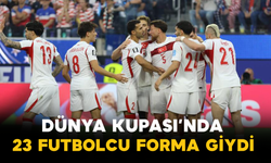 Dünya Kupası’nda 23 Futbolcu Forma Giydi