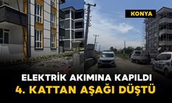 Elektrik akımına kapıldı: 4. kattan düştü