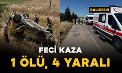 Feci kaza: 1 ölü, 4 yaralı