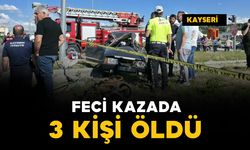 Feci kazada 3 kişi yaşamını yitirdi