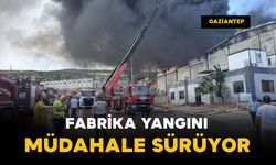 Gaziantep’te fabrika yangını