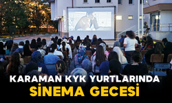 Karaman KYK Yurtlarında Sinema Gecesi