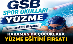 Karaman’da Çocuklara Yüzme Eğitimi Fırsatı