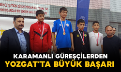 Karamanlı Güreşçilerden Yozgat’ta Büyük Başarı
