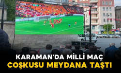 Karamanlılar Milli Takım İçin Meydandaydı