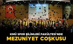 KMÜ Spor Bilimleri Fakültesinde mezuniyet coşkusu