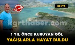 Konya'da kuruyan Sarıot Gölü su tuttu: Muhteşem manzarasıyla ziyaretçilerini bekliyor