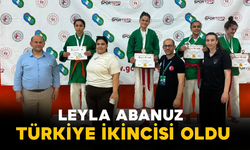 Leyla Abanuz Türkiye İkincisi Oldu