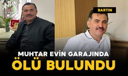 Muhtar evin garajında ölü bulundu