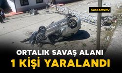 Ortalık savaş alanına döndü: 1 yaralı
