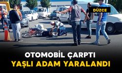 Otomobil çarptı: yaşlı adam yaralandı