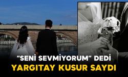“Seni sevmiyorum” dedi: Boşanma sebebi oldu!