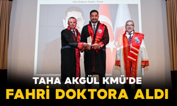 Taha Akgül KMÜ’de Fahri Doktora Aldı