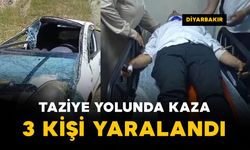 Taziye yolunda kaza: 3 yaralı