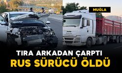 Tıra arkadan çarptı: sürücü öldü