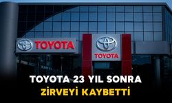 Toyota 23 yıl sonra zirveyi kaybetti