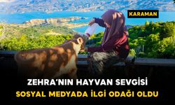 Zehra'nın hayvan sevgisi sosyal medyada ilgi odağı oldu