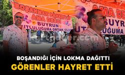 11 yıllık evliliği sona eren gurbetçi, lokma dağıtarak boşanmasını kutladı