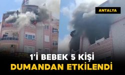 1'i bebek 5 kişi dumandan etkilendi