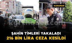 Abartı egzozlu araca ve ehliyetsiz sürücüsüne ceza yağdı