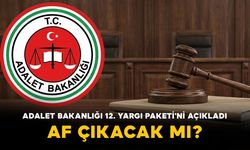 Adalet Bakanlığı 12. Yargı Paketi'ni Açıkladı: Af Çıkacak mı?