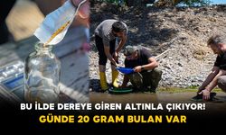 Ankara Derelerinde Günde 20 Gram Altın Buluyorlar