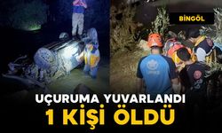 Araç uçuruma yuvarlandı: 1 ölü