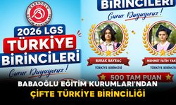 Babaoğlu Eğitim Kurumları'ndan Çifte Türkiye Birinciliği
