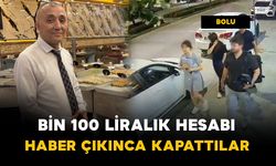 Bin 100 liralık hesabı haber çıkınca kapattılar