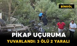 Bingöl’de pikap uçuruma yuvarlandı: 3 ölü, 2 yaralı