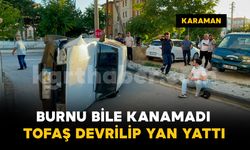 Bu kazayı yara almadan atlattı